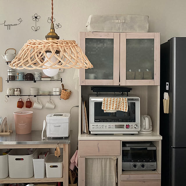 ホットプレート収納,建売住宅,ナチュラル,収納,無印良品,Kitchen chunpinaの部屋