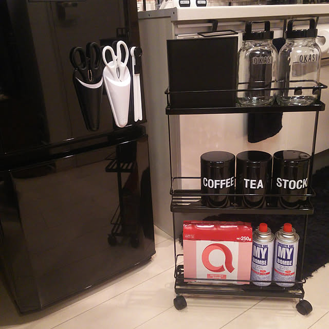 Kitchen,おうち見直しキャンペーン,モノトーン,男前,カフェ風,ルームクリップショッピング,RoomClipショッピング,tower,お家見直しキャンペーン,タワー,シンデレラフィット,RoomClipmag掲載 maria-grossの部屋