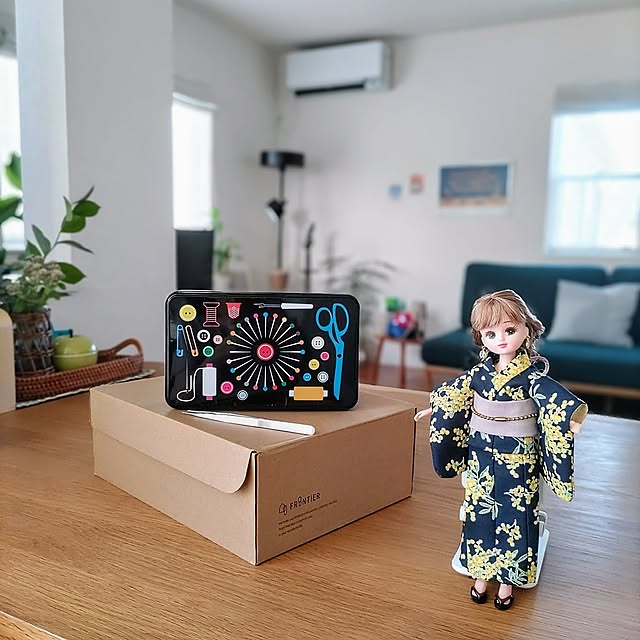 My Desk,ハンドメイド,いつもいいねやコメありがとうございます♡,眠い(=_=),Ha♡ndmade LiccA,夏,全集中!,徹夜明け,朝日,全部手縫い,和モダン .Haの部屋