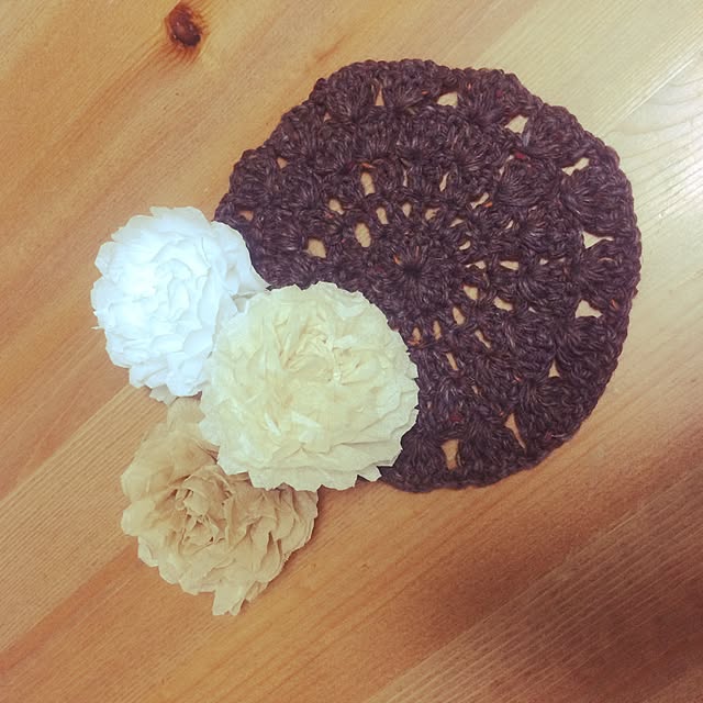 編み物初心者の作品43選 コースターやマフラーなど Roomclip Mag 暮らしとインテリアのwebマガジン