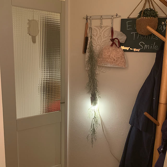 トイレ前の壁,玄関ホール,2019.4.18,センサーライト,無印良品,北海道,いいね、フォロー本当に感謝です♡,On Walls,LEDセンサーライト shimoamの部屋