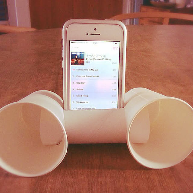 スピーカークラフト,スピーカーDIY,iPhone,My Desk Yoheiの部屋