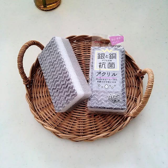 Kitchen,定番アイテム,ナチュラル,スポンジ,食器洗いスポンジ riceの部屋