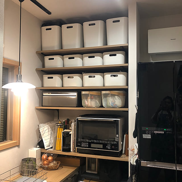 My Shelf,稼働棚,パントリー,収納スペース,小さな幸せ,冬,収納棚,暮らしを楽しむ,フォロー&いいね ありがとうございます♡,読んでくれてありがとうございます♡,夫婦ふたり暮らし,楽しむLIFE,２０２５ Rororiの部屋