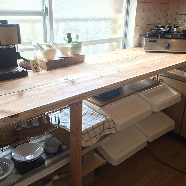 Kitchen,DIY,無印良品,一人暮らし,男前,IKEA,食器 ayako.tsの部屋