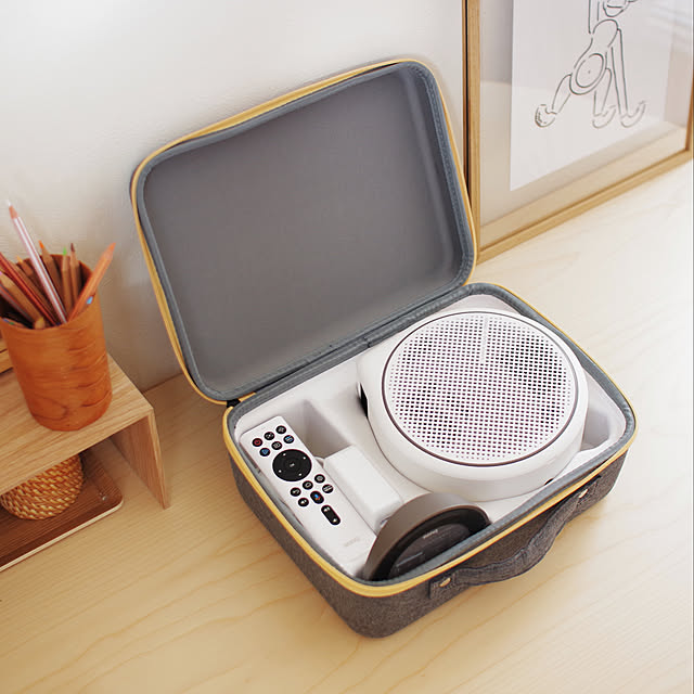 ベンキュー,BenQ,デザイン家電,シンプルインテリア,GV30,すっきり暮らす,ナチュラル,シンプルライフ,北欧,スウェーデンハウス ,プロジェクターのある生活,シンプル,ホームプロジェクター,ナチュラルインテリア,北欧インテリア,My Desk ma.home___の部屋