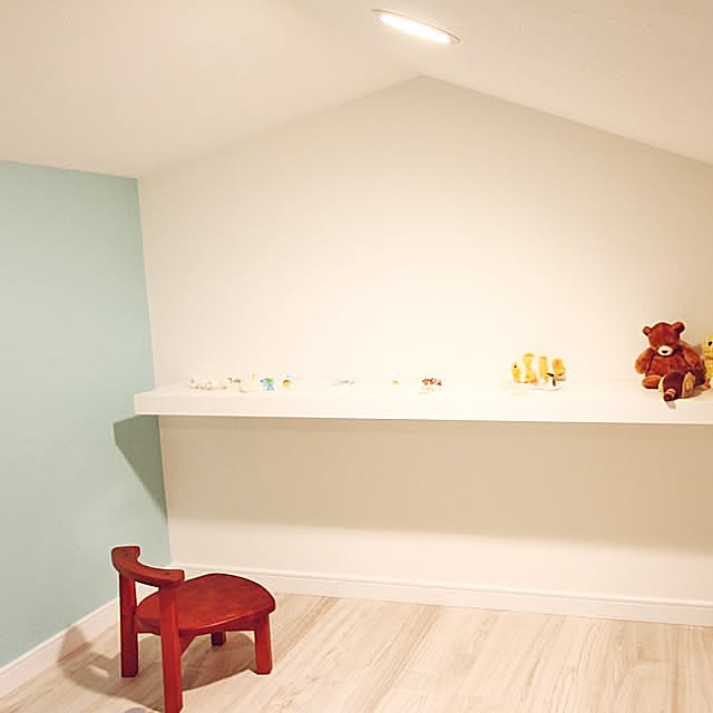 My Shelf,IKEA,アクセントクロス,ロフト,新築 asuの部屋