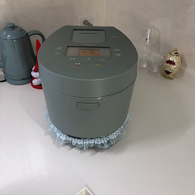 Kitchen,Daiso,リメイク,キャスター台,炊飯器置き場,いいねありがとうございます,無言フォローごめんなさい Fujikoの部屋