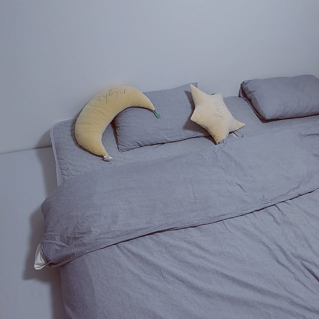 Bedroom,生活感のある家,狭いなりに工夫,片付けやすい,掃除しやすい家づくり,無印良品,シンプルが好き,マンション暮らし,こどもと暮らす。 Ritsuの部屋