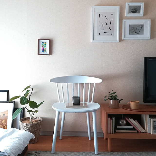 On Walls,カフェコーナー,一人暮らし,ナチュラル,北欧,観葉植物,ハンドメイド,カフェ風,アートフレーム,DIY shoushouの部屋