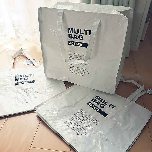 My Shelf,新商品,ダイソー,マルチバッグ,PPバッグ,モノトーン雑貨,英字ロゴ puritan_rの部屋