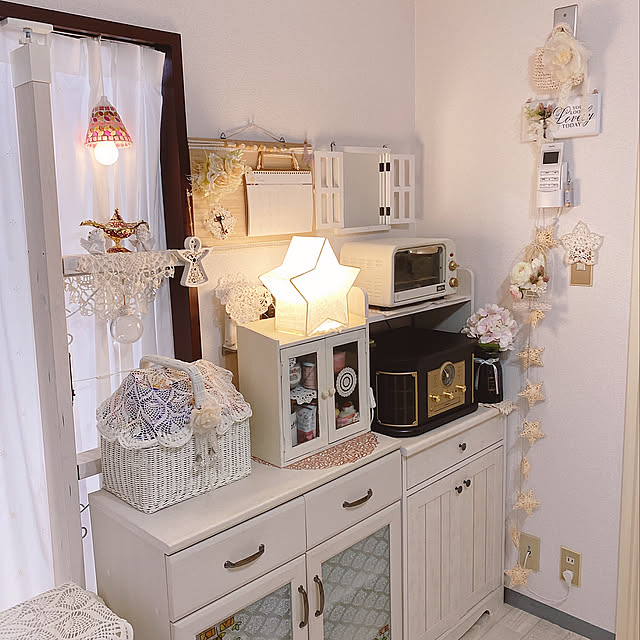 2✕4,IKEA 照明,レコードプレイヤー♪,ニトリ,ニトリのカフェボード,My Shelf rin-michelleの部屋