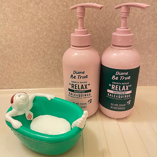 RELAX,地球に優しい,動物実験をしない,動物性原料フリー,ダイアンビートゥルー,ネイチャーラボ,石鹸置き,日用品,昭和レトロ,Bathroom,シャンプー&トリートメント meの部屋