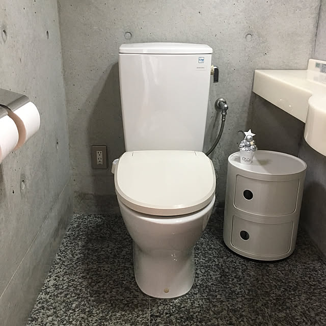 Bathroom,クリスマス,コンポニビリ2,シンプル,1Fトイレ,御影石タイル roomno7の部屋