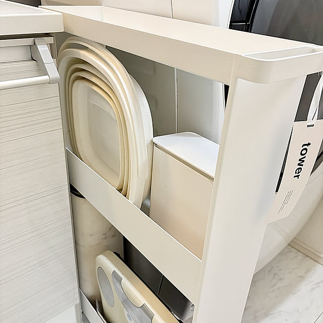 Bathroom,洗濯機横のスペース,洗濯機横収納,13cm収納,14cmの隙間!,スキマ収納,洗面台,脱衣所,洗濯機周り,ランドリールーム,tower mmの部屋