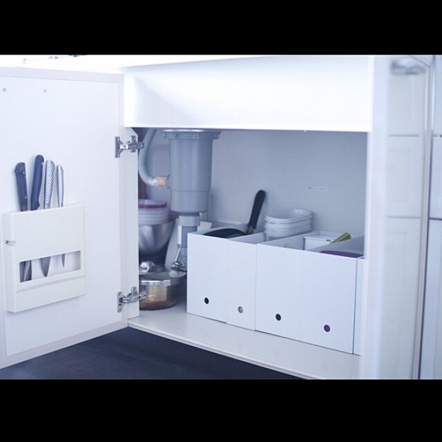 Kitchen,キッチン収納,無印良品,ファイルボックス hamakajiの部屋