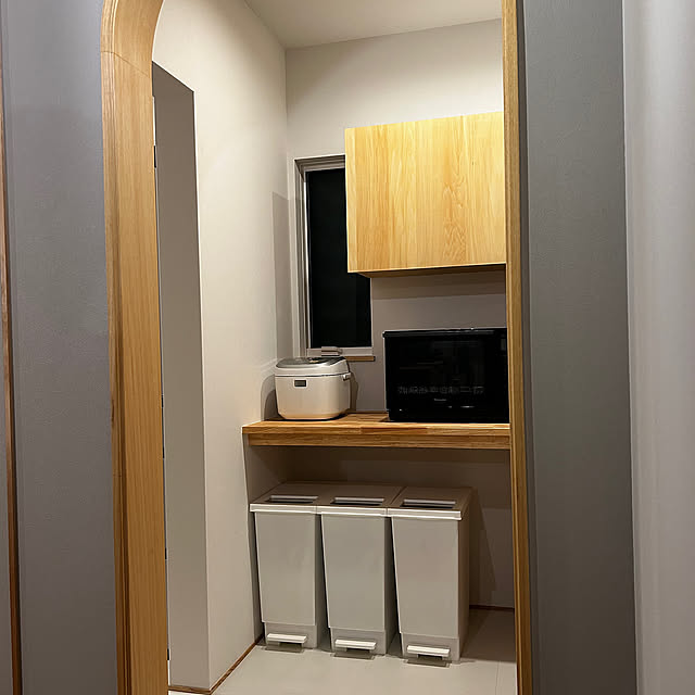 Kitchen,脱・ゴミ屋敷,酒器,引っ越しが終わりません,パントリー,Pタイル,捨て活,ボーダーデザインアーキテクツさん設計,スペース巧房さん施工,壁付けキッチン booboobooの部屋