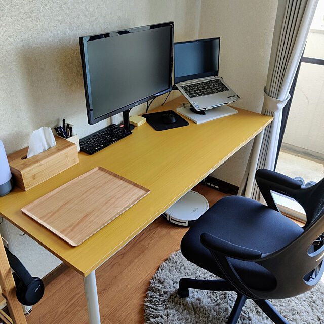 My Desk,一人暮らし,賃貸,ワンルーム,パソコンデスク,デスク周り,pc デスク周り,モニターアーム shunの部屋