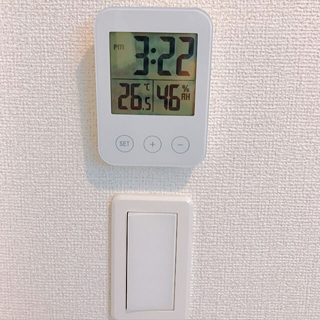 温度計、湿度計,時計,IKEA,新しくしました,On Walls H.Tの部屋