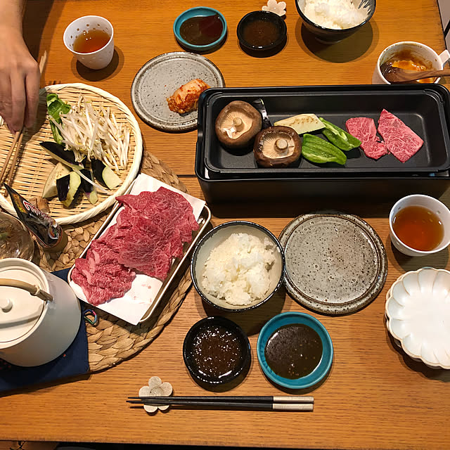 My Desk,焼肉♡,スリムホットプレート,山善,賃貸でも楽しく♪,積水ハウス,食器大好き,フォロワーさんありがとう⠒̫⃝♡♡,良いね⑅◡̈*ありがとうございます♡,山善家電部 Rororiの部屋
