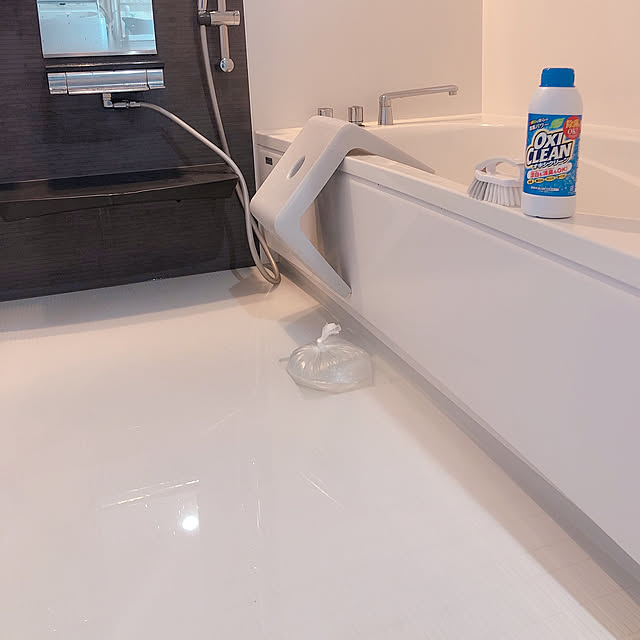 漬け置き,オキシクリーン,大掃除,シンプルインテリア,Bathroom Miiの部屋