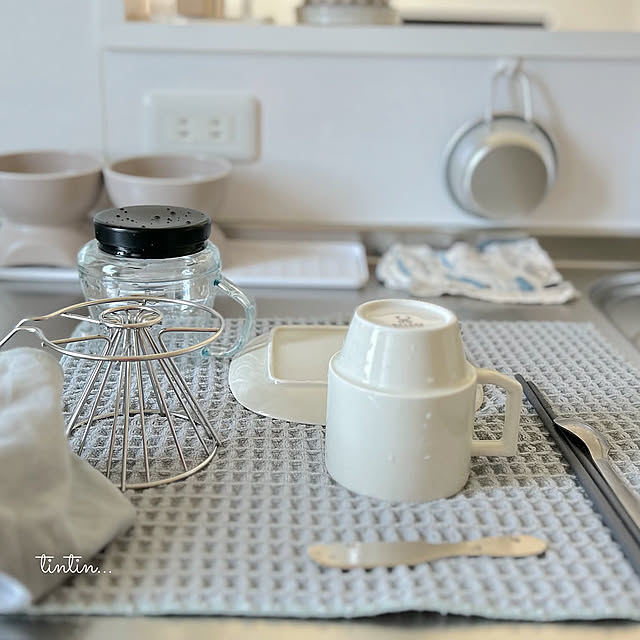 Kitchen,あっちこっちふきん,あっちこっち水切りマット,便利アイテム,一人暮らし,お気に入り,愛用品,感謝です♡,いいね&フォローありがとうございます☆,いいね！ありがとうございます♪,おすすめ品,珈琲考具 tintinの部屋