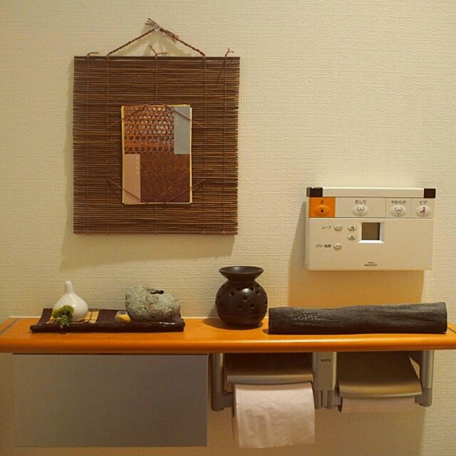 Bathroom,和風も好き,100均,TOTOトイレ,備長炭,お香 Soheyの部屋