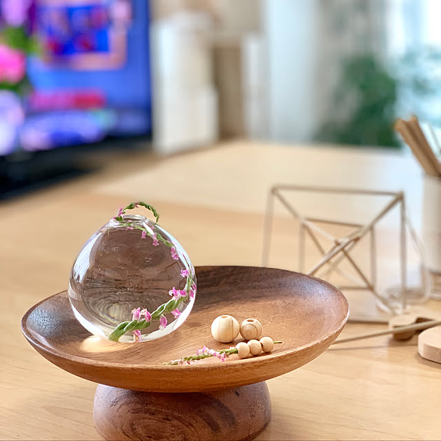 ヒンメリ手作り,お花のある暮らし,モニター投稿③,ウッドビーズ,ねじ花,スタイルストア,花のある暮らし,フラワーベース,ガラス,雨の日の楽しみ方,松野栄治,好きな時間,グリーンのある暮らし,PRATO PINO,暮らしを楽しむ,hyggeな暮らし,北欧ナチュラル,心地よい暮らし,みずのうつわ,Lounge,mag掲載ありがとうございます♡ milkpaumeの部屋