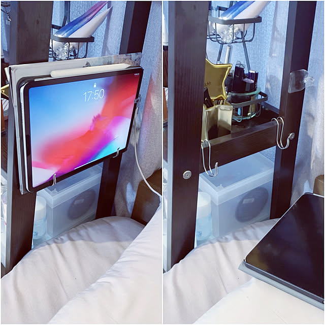 一人暮らし,100均,無印良品,Bedroom,iPad pecoの部屋