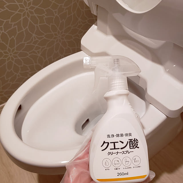 Bathroom,お掃除グッズ,マンション暮らし,100均アイテム,クエン酸スプレー,大掃除,トイレ掃除,キャンドゥ zuzuの部屋