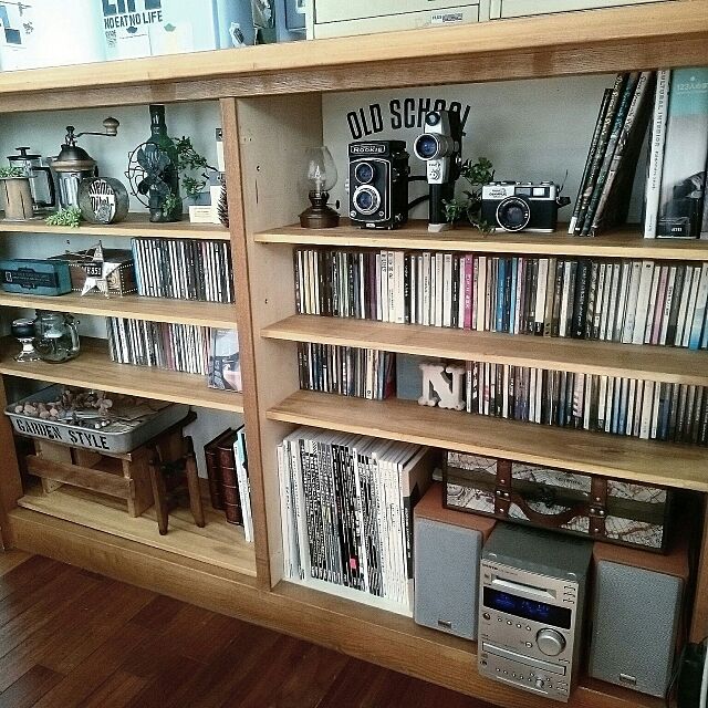 Lounge,レコード収納 nanakoの部屋