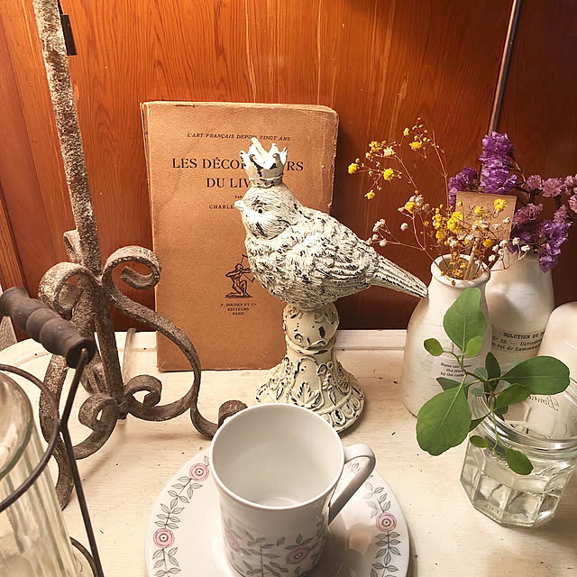 アンティークのある暮らし,アンティーク,Handmade coraru,自宅兼雑貨屋,ニトリ,My Desk coraruの部屋