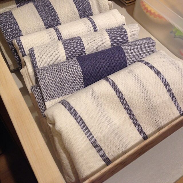 Kitchen,布巾,ブルー,IKEA,プチプラ hiro.rororoの部屋