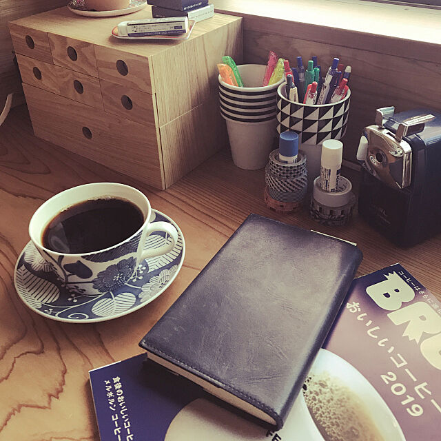 My Desk,ブルータス,書斎,無印良品,コーヒー,至福の時間 kenkenkenの部屋