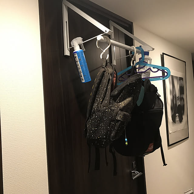 リュック収納,ドアスペースハンガー,清潔を保つ,Entrance cats_konekoの部屋