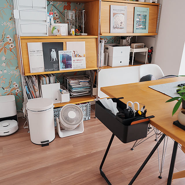 My Shelf,スマートプラグ,SwitchBot,スマートホーム,扇風機・サーキュレーター,IKEA,無印,ユニットシェルフ nono_worldの部屋