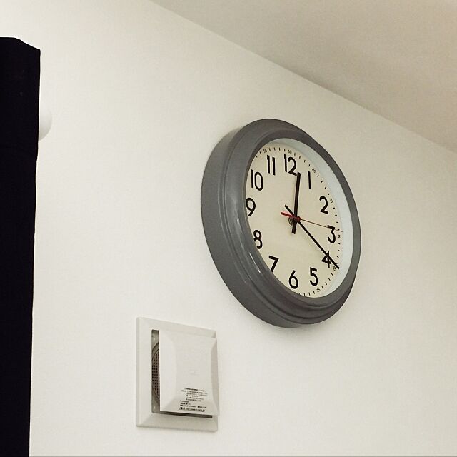 On Walls,リビングの時計,ニトリの時計,ニトリ Y.M.Kの部屋