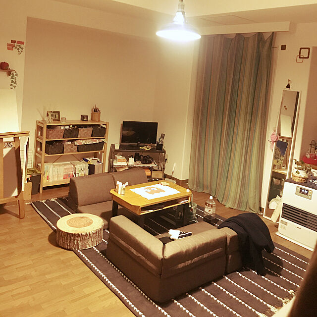 Overview,ニトリ,一人暮らし,照明 mana152cmの部屋