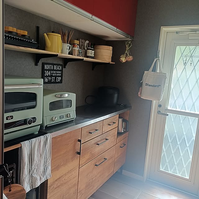 Kitchen,DIY,カラフルインテリア,小さなお部屋,おうち時間,セカンドライフ,コメントお気遣いなく♡,パナソニック,Panasonic peachnutの部屋