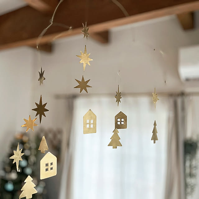 On Walls,ハンドメイド,ダイソー,ナチュラル,DIY,カフェ風,プチプラインテリア,ミックスインテリア,コメントお気遣いなく♡,海外インテリアに憧れる,クリスマス,ハンモックのある暮らし higenekoの部屋