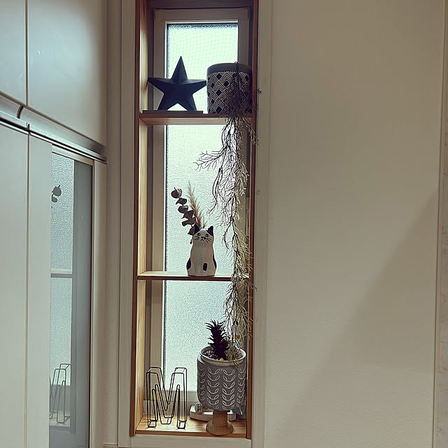 Kitchen,縦長窓,窓辺のインテリア m.coccoの部屋