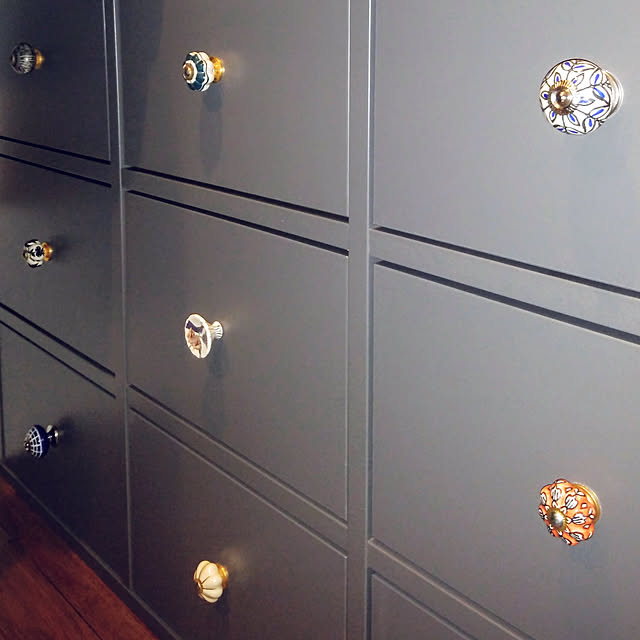 My Shelf,新商品買ったよ！,プチDIY,プチプラ,100均,キャンドゥ,Can☆Do,陶器製,取っ手,ノブ,チェスト,IKEA,模様替え,ZARA HOME usamaruの部屋