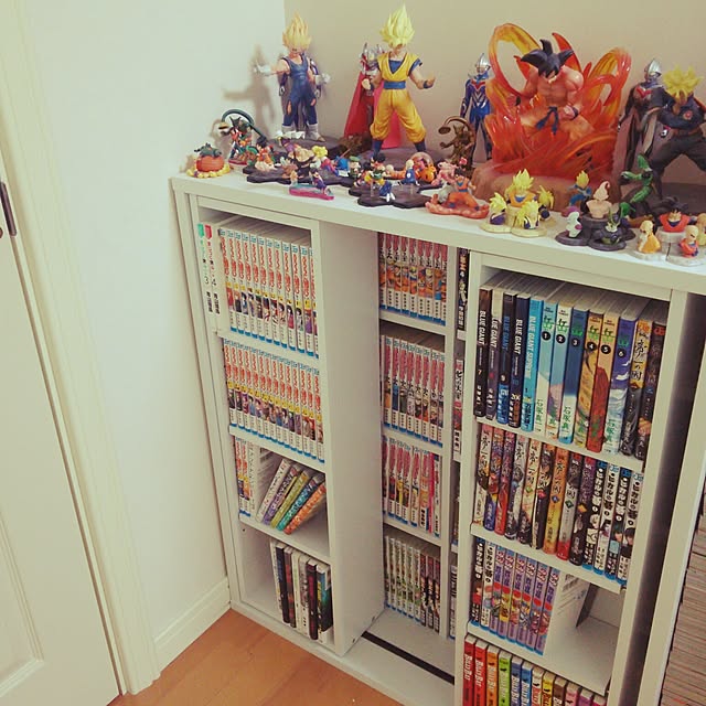 My Shelf,漫画収納,本棚,フィギア,子供部屋男の子,かめらまーく消し,ニトリ chikageの部屋