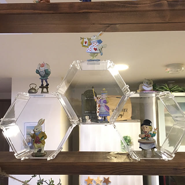 My Shelf,フィギュア,コレクションケース,新商品買ったよ！,不思議の国のアリス,マンション,ダイソー seiasaの部屋