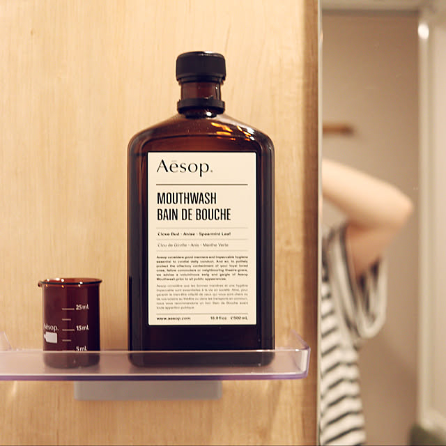 シャワールーム,マウスウォッシュ,Aesop,ナチュラル,賃貸インテリア,Bathroom mog_room.8の部屋