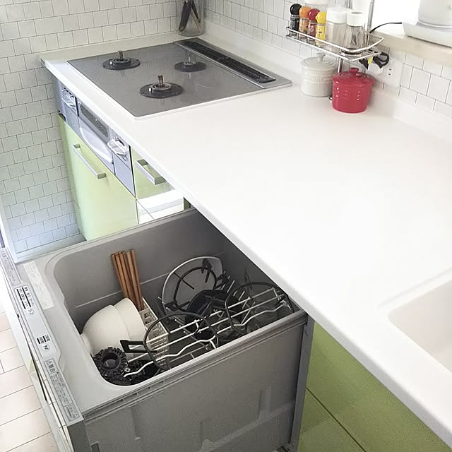 Kitchen,小掃除,こどもと暮らす。,スッキリ暮らしたい,男の子3兄弟,5人家族,食洗機,五徳掃除,ガスコンロ,ガラストップコンロ,ついで掃除 woodstockの部屋