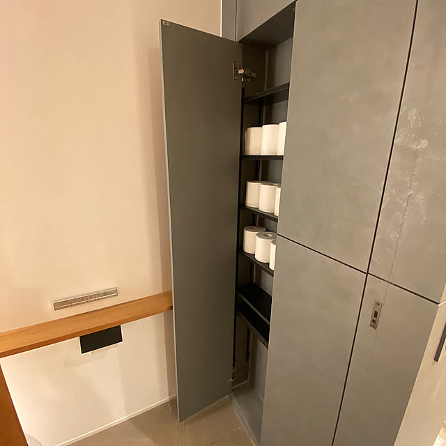 Bathroom,モールテックス,2階リビング,造作,照明 azu_no_homeの部屋