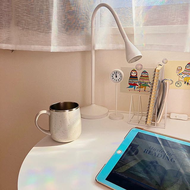 シンプル,読書,サーモマグ,IKEA,公園の時計,無印良品,時計,My Desk mako2yaの部屋