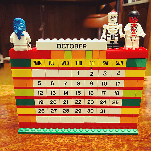ハロウィン,カレンダー,LEGO,Lounge kanarinの部屋