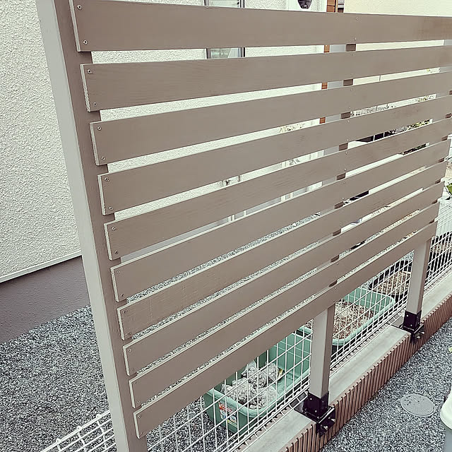 庭DIY♡,DIYのある暮らし,DIY,ガーデニング初心者,ガーデニング,フェンスDIY,目隠しフェンス nahooomiの部屋